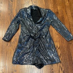 Zara platinum jumpsuit